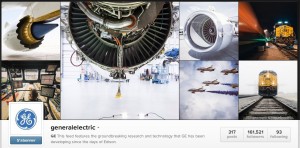 B2B Marketing auf Instagram von General Electric
