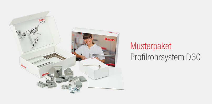 Beispiel für Lead-Generierung: item D30-Musterpaket