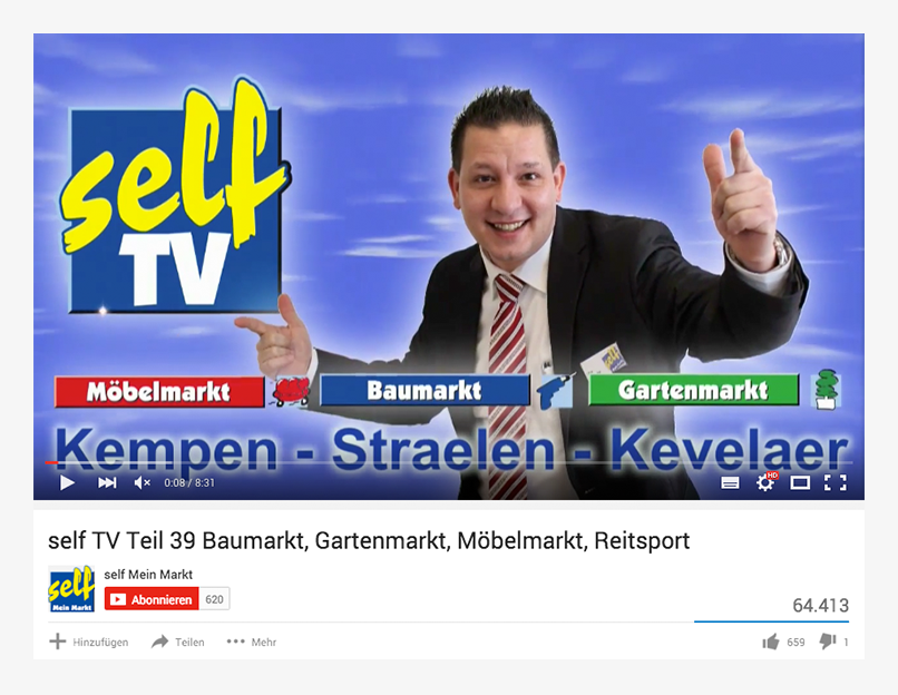 Video-Marketing: Beispiel self TV