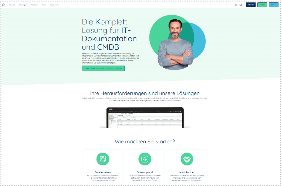 i-doit-Startseite